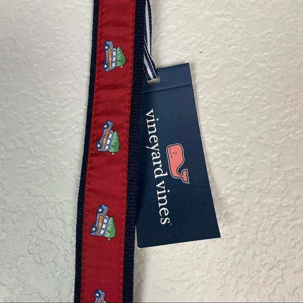 Vineyard Vines Woody Tree Canvas Club Belt Size 32